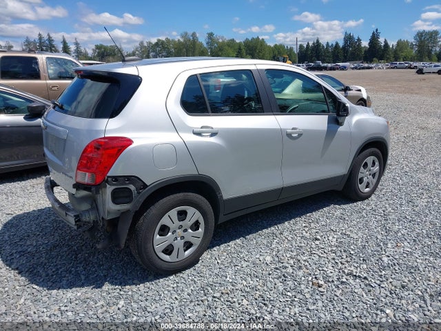 Chevrolet Trax 1ls 2015 KL7CJKSB3FB073135 Image 4