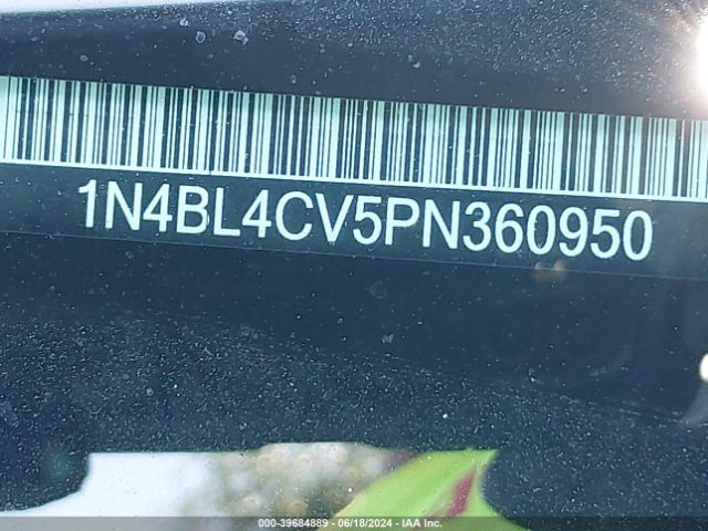 1N4BL4CV5PN360950 Nissan Altima Sr Fwd