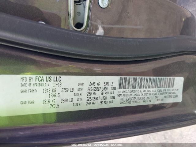3C4PDCAB9JT531271 Dodge JOURNEY SE