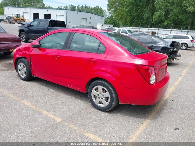 Chevrolet Sonic Ls Manual 2016 1G1JB5SH4G4149280 Image 3