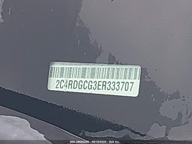 Dodge Grand Caravan Sxt 2014 2C4RDGCG3ER333707 Image 9