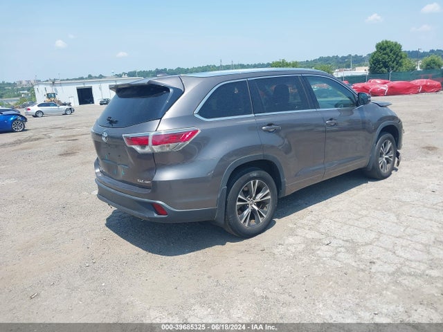 Toyota Highlander Xle V6 2016 5TDJKRFH7GS284685 Image 4