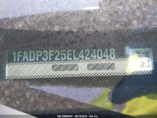 Ford FOCUS SE 2014 1FADP3F25EL424048 Image 9