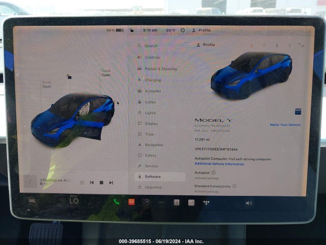 Tesla Model Y 2021 5YJYGDEE3MF151464 Image 31