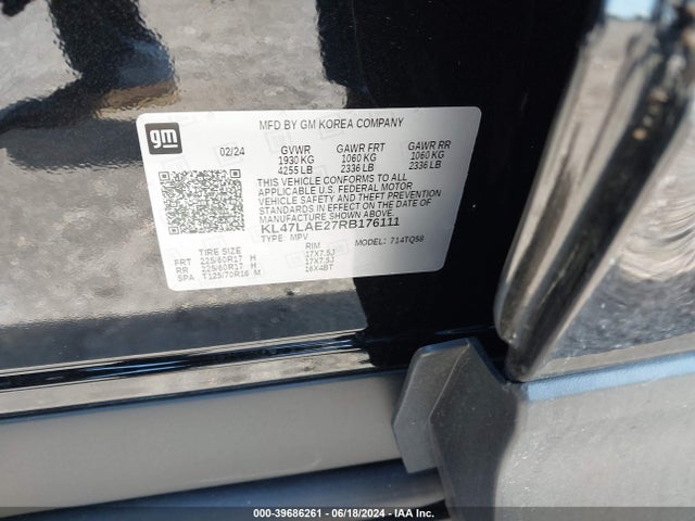 KL47LAE27RB176111 Buick Envista Preferred Fwd