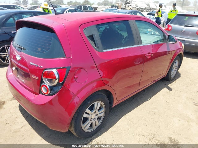Chevrolet Sonic Lt Auto 2014 1G1JC6SB7E4115152 Image 4