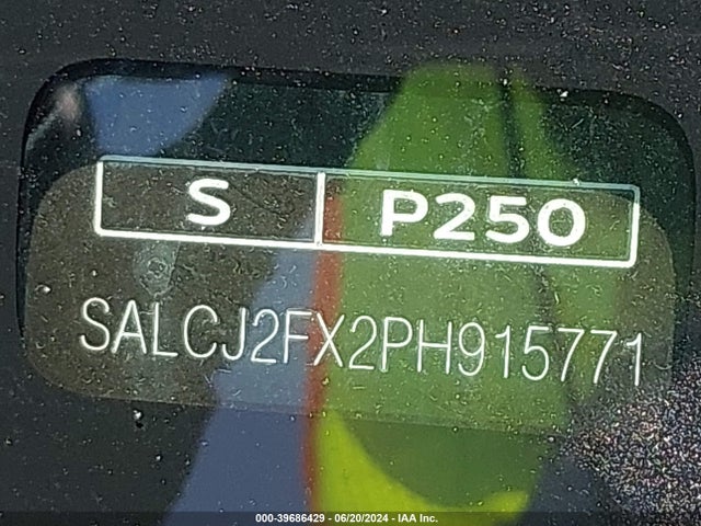 SALCJ2FX2PH915771 Land Rover Discovery Sport S