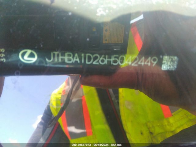 JTHBA1D26H5042449 Lexus IS 200T