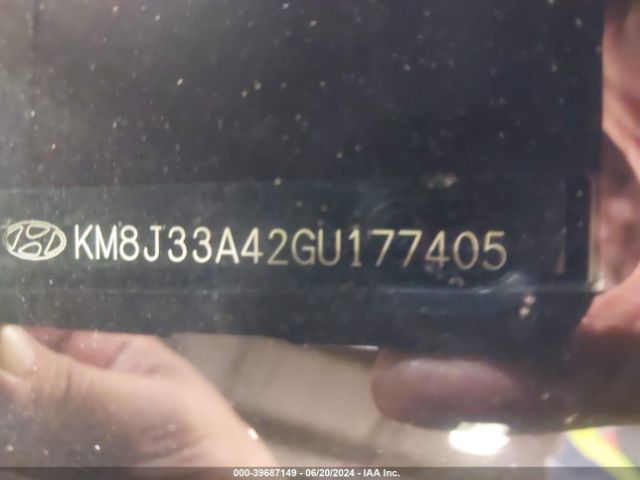 KM8J33A42GU177405 Hyundai TUCSON SE