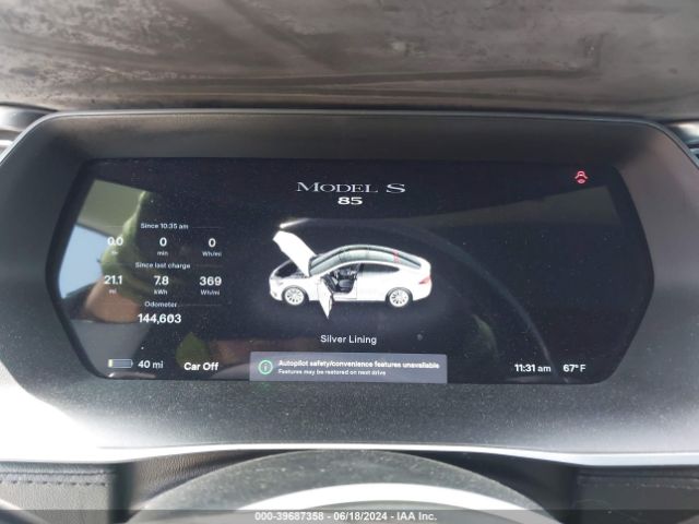 5YJSA1H16EFP63397 Tesla Model S P85