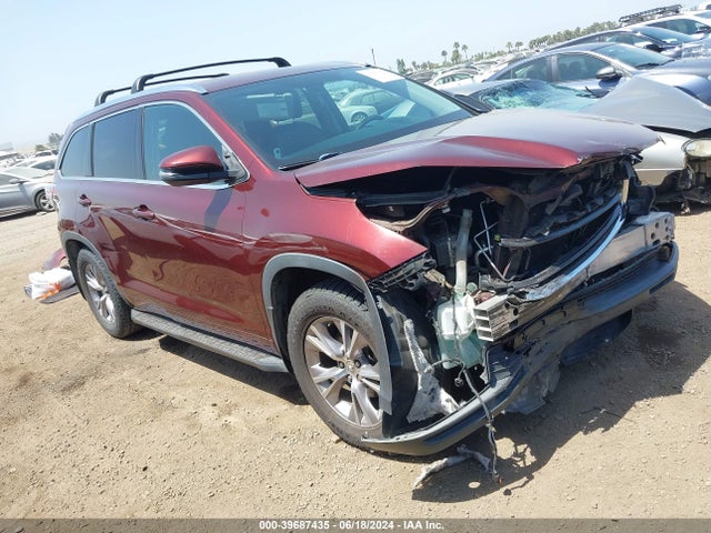 Toyota Highlander Xle V6 2015 5TDKKRFH1FS097509 main image