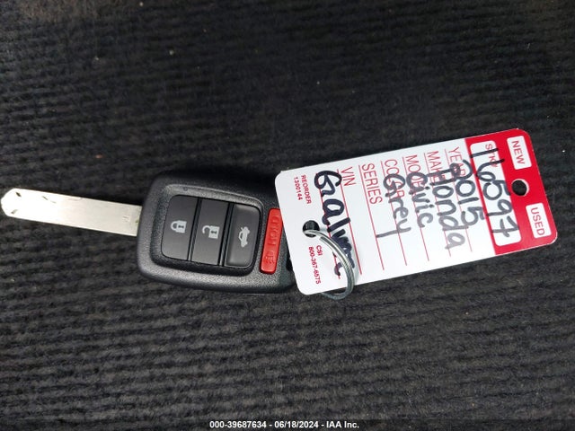 Honda Civic Lx 2015 2HGFB2F5XFH560956 Image 11