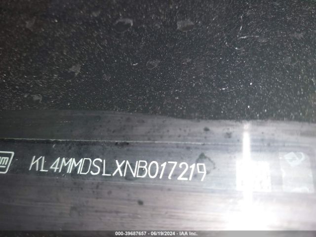 KL4MMDSLXNB017219 Buick Encore Gx Fwd Select
