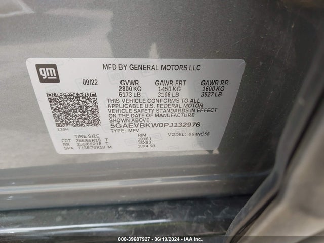 Buick Enclave Premium Awd 2023 5GAEVBKW0PJ132976 Image 9