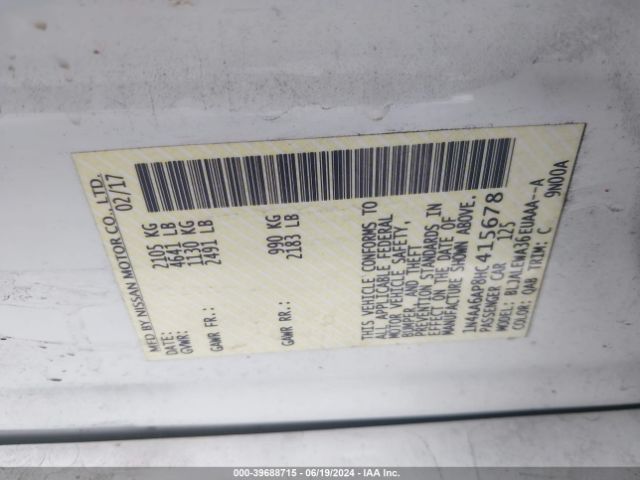 1N4AA6AP8HC415678 Nissan Maxima 3.5 Sl