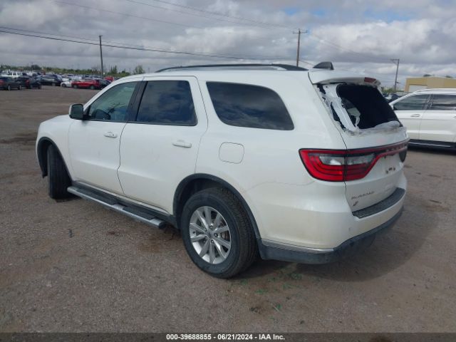 1C4RDJAG7LC382365 Dodge Durango Sxt Plus Awd