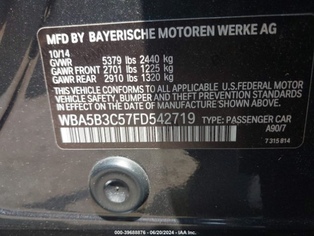 WBA5B3C57FD542719 BMW 535i Xdrive