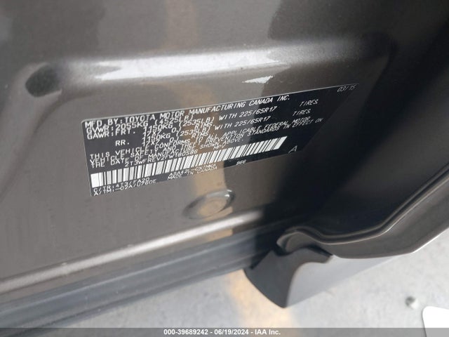 Toyota Rav4 Xle 2015 2T3WFREV2FW180586 Image 9