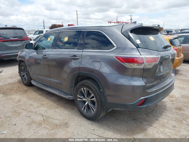 Toyota Highlander Xle V6 2016 5TDKKRFH0GS501160 Image 3
