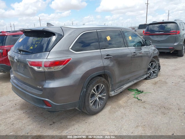 Toyota Highlander Xle V6 2016 5TDKKRFH0GS501160 Image 4