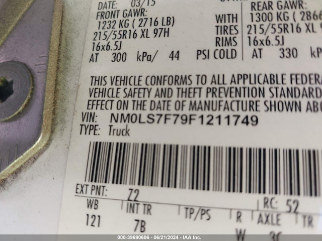 Ford Transit Connect Xlt 2015 NM0LS7F79F1211749 Image 9