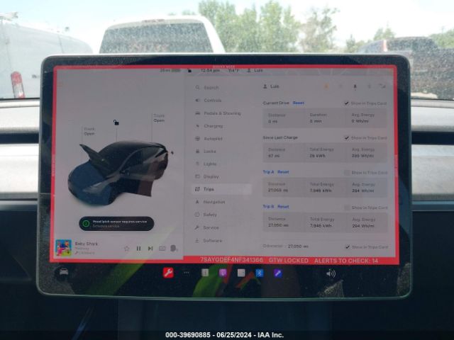 7SAYGDEF4NF341366 Tesla Model Y Performance Dual Motor All-wheel Drive