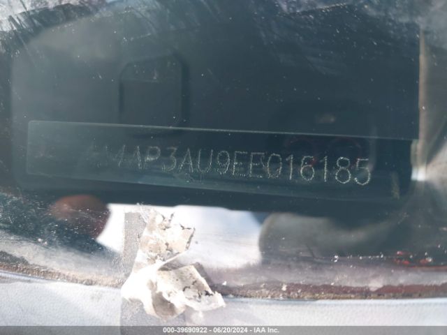 4A4AP3AU9EE016185 Mitsubishi Outlander Sport Es