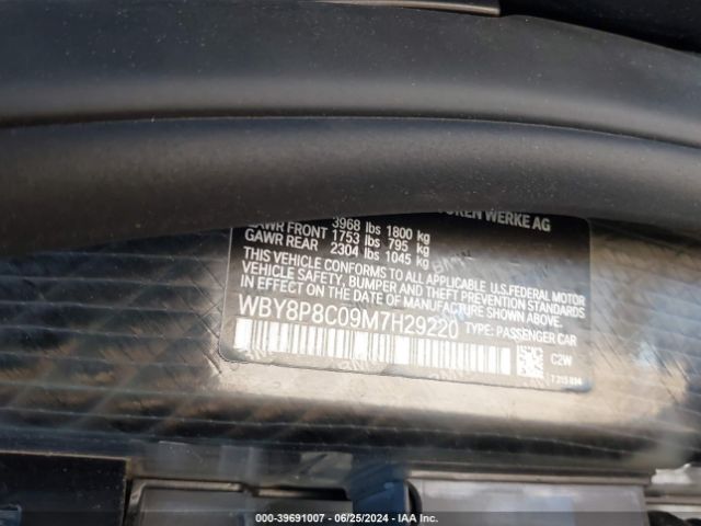 2021 BMW I3S WBY8P8C09M7H29220 Photo 8