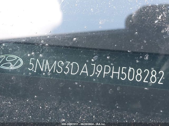 5NMS3DAJ9PH508282 Hyundai Santa Fe Sel