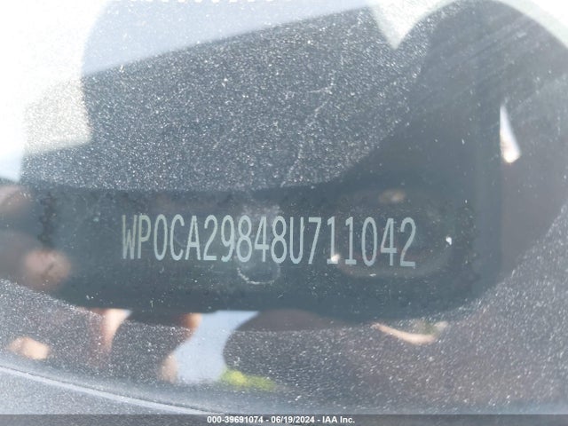 2008 PORSCHE BOXSTER WP0CA29848U711042 Photo 8