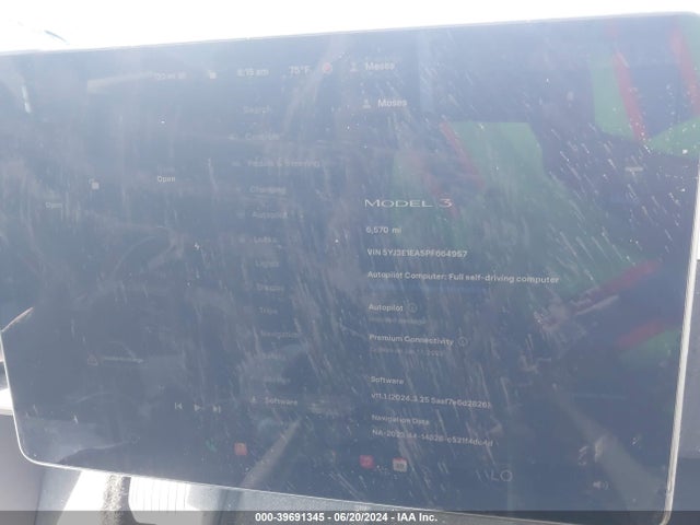 2023 TESLA MODEL 3 5YJ3E1EA5PF664957 Photo 6