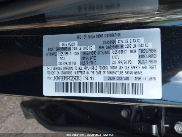 JM3KFBBM6P0264313 Mazda Cx-5 2.5 S Select