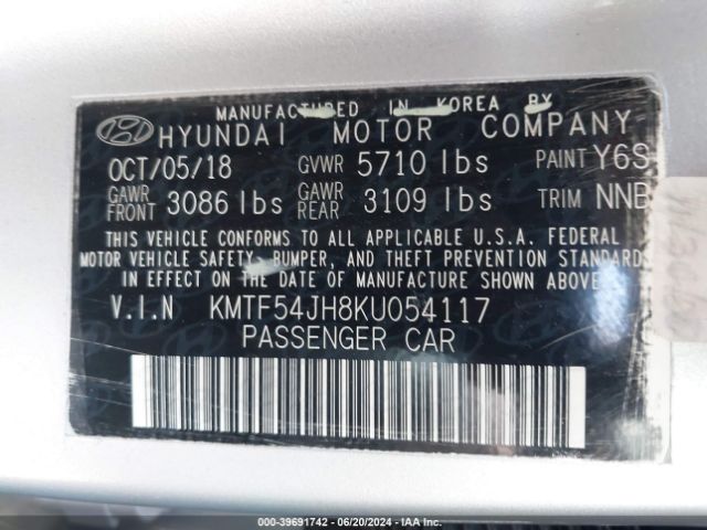 KMTF54JH8KU054117 Genesis G90 5.0 Ultimate