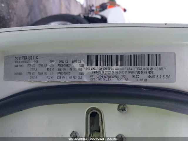 1C6RR6GG3GS299492 RAM 1500 Slt