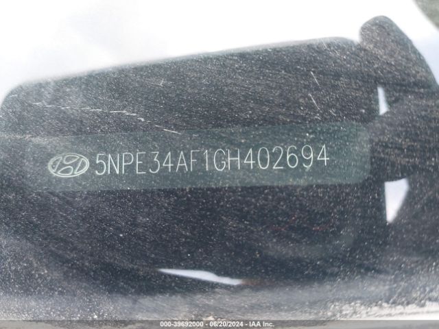 5NPE34AF1GH402694 Hyundai Sonata Sport