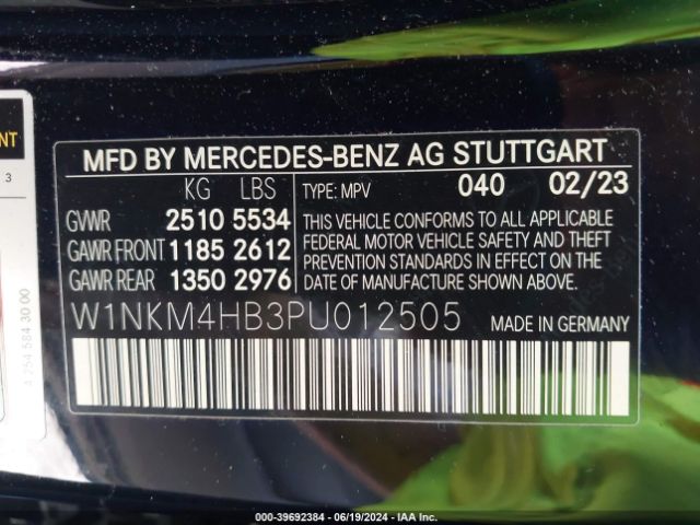 W1NKM4HB3PU012505 Mercedes-Benz Glc 300 4matic Suv