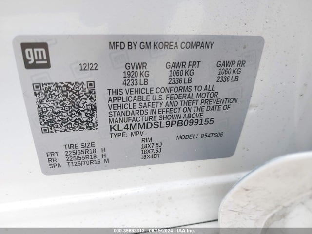 Buick Encore Gx Select Fwd 2023 KL4MMDSL9PB099155 Image 9