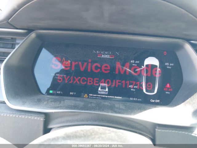 5YJXCBE40JF117139 Tesla Model X 100d/75d/p100d
