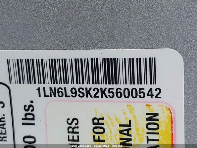 1LN6L9SK2K5600542 Lincoln Continental Select
