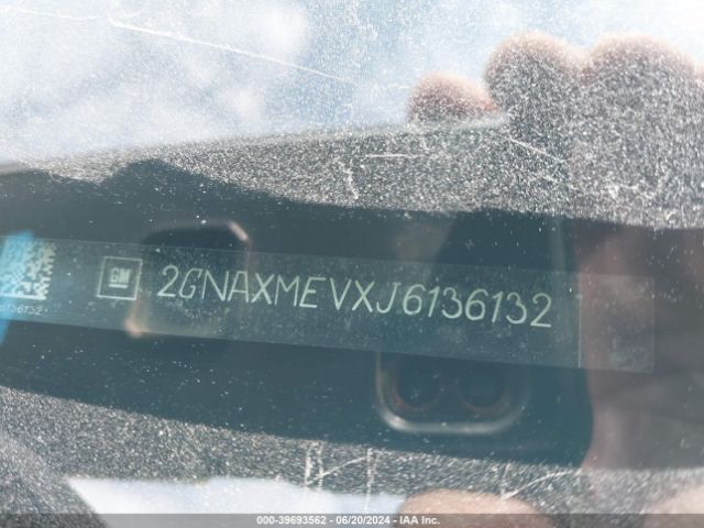 2GNAXMEVXJ6136132 Chevrolet Equinox Premier