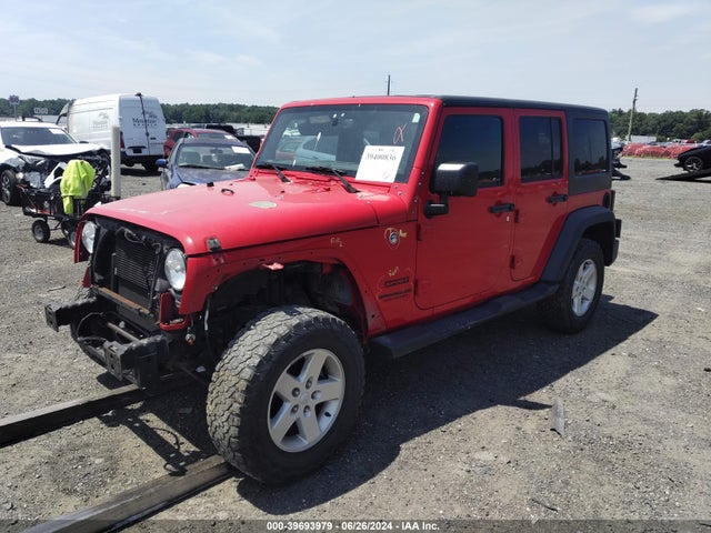 1C4BJWDG8HL630083 Jeep Wrangler Unlimited Sport 4x4