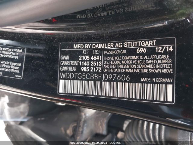 WDDTG5CB8FJ097606 Mercedes-Benz Gla 45 Amg 4matic