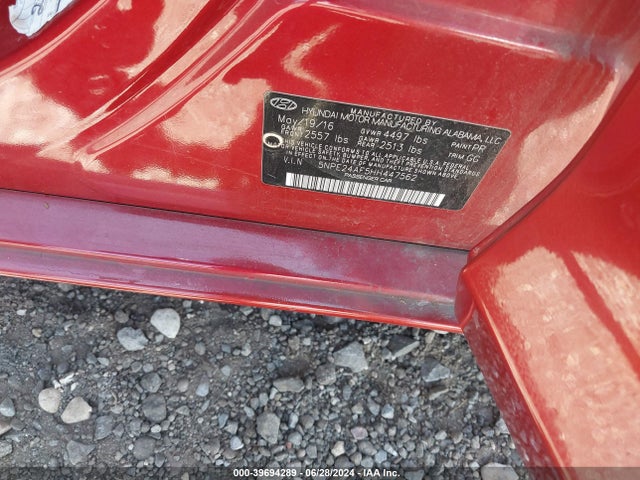 Hyundai Sonata 2017 5NPE24AF5HH447562 Image 9