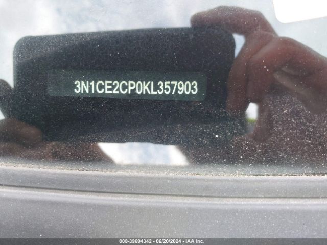 3N1CE2CP0KL357903 Nissan Versa Note Sv