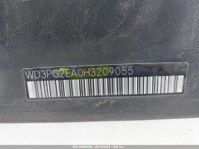 WD3PG2EA0H3209055 Mercedes-Benz Metris