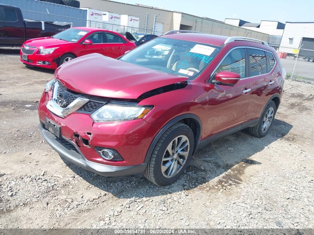 Nissan Rogue Sl 2014 5N1AT2MVXEC775050 Image 2