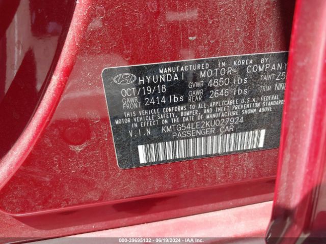 KMTG54LE2KU027924 Genesis G70 3.3t Advanced
