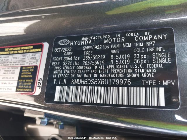KMUHBDSBXRU179976 Genesis Gv80 2.5t Awd