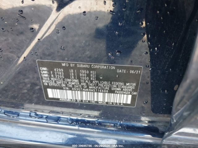 4S3GTAM66M3716688 Subaru Impreza Sport 5-door