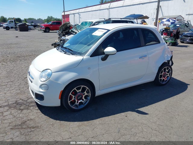 2012 FIAT 500 3C3CFFBR0CT340660 Photo 1